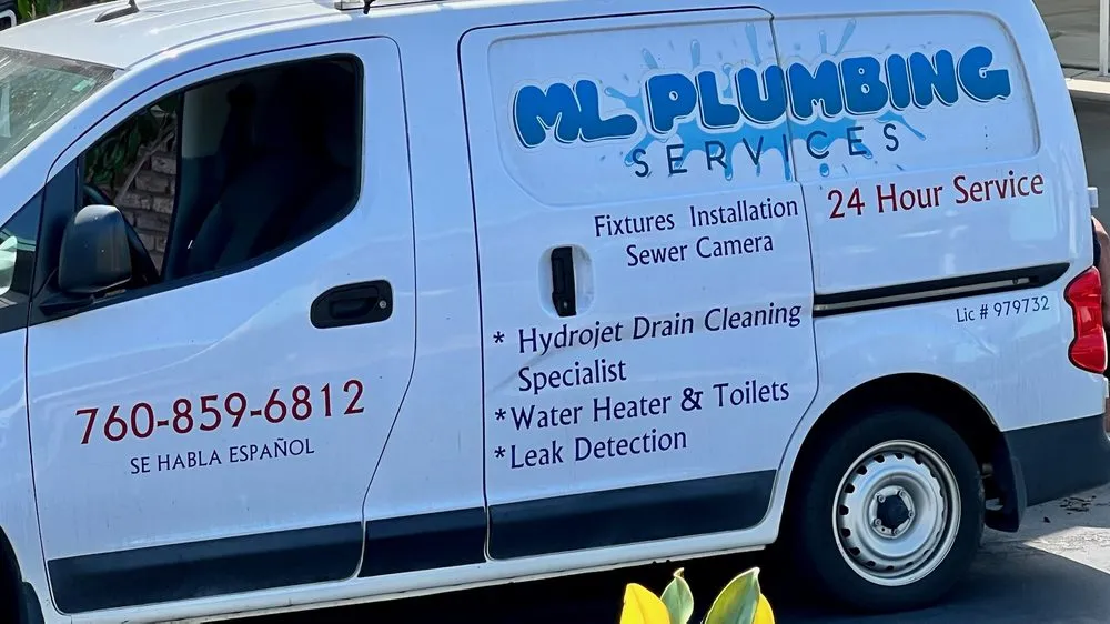Slide of ML Plumbing Services