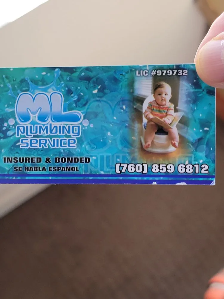 Slide of ML Plumbing Services