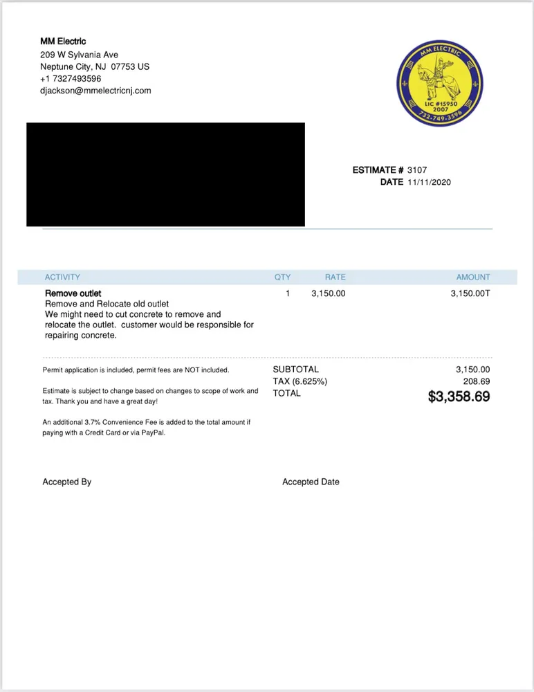 Slide of MM Home Service