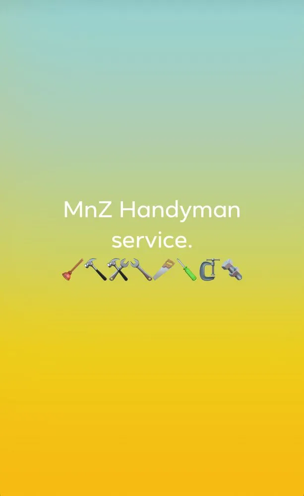 Slide of MNZ Handyman Service