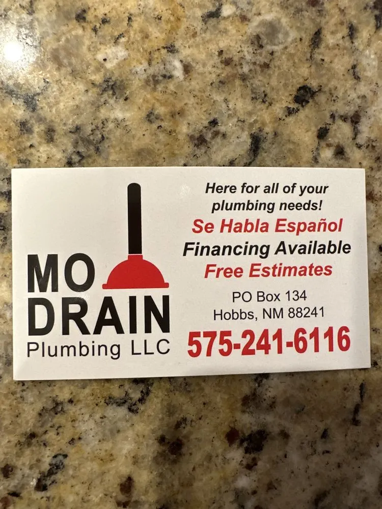 Slide of Mo Drain plumbing