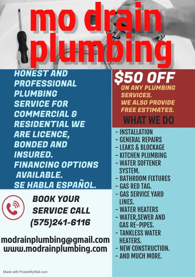 Slide of Mo Drain plumbing