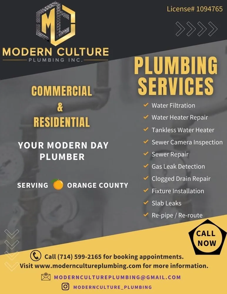 Slide of Modern Culture Plumbing