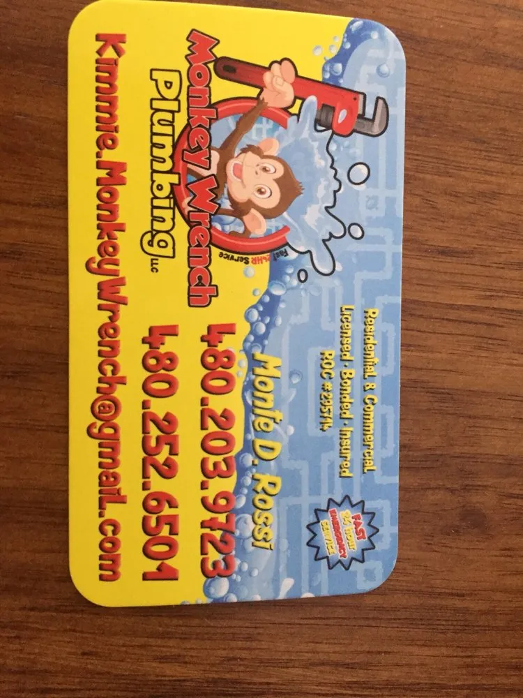 Professional emergency plumbing experts serving Chandler, AZ - Monkey Wrench Plumbing