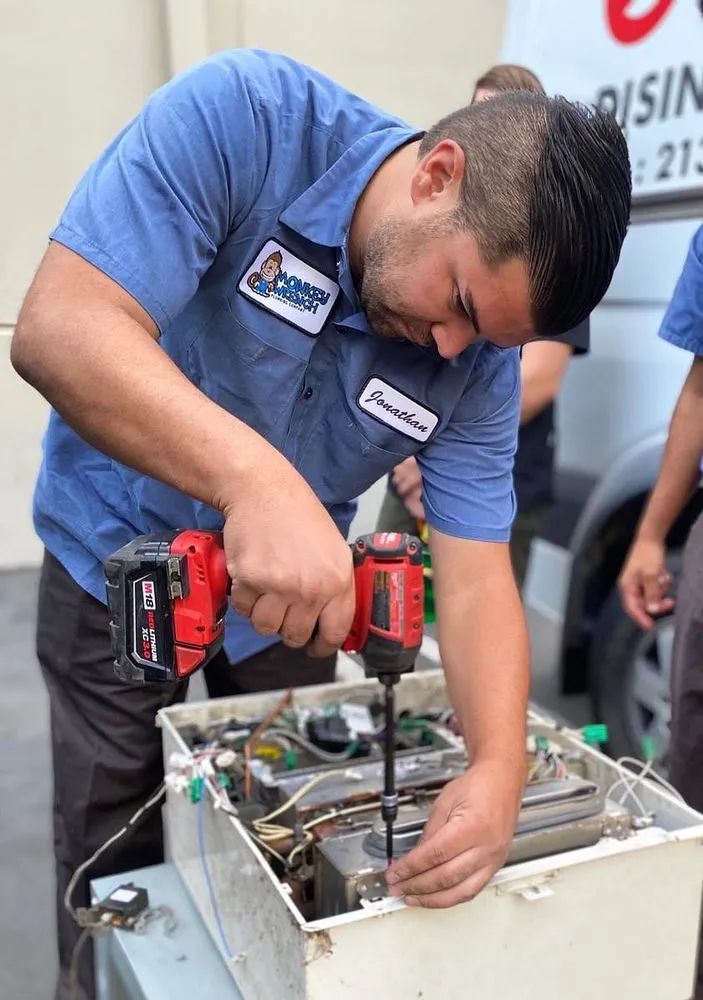 Affordable drain cleaning for homes in Palm Springs, CA by Monkey Wrench Plumbing, Heating, Air & Electric