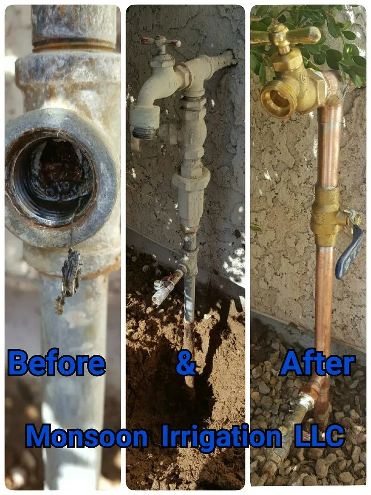 Trusted pipe repair for homes in Tucson, AZ by Monsoon Irrigation