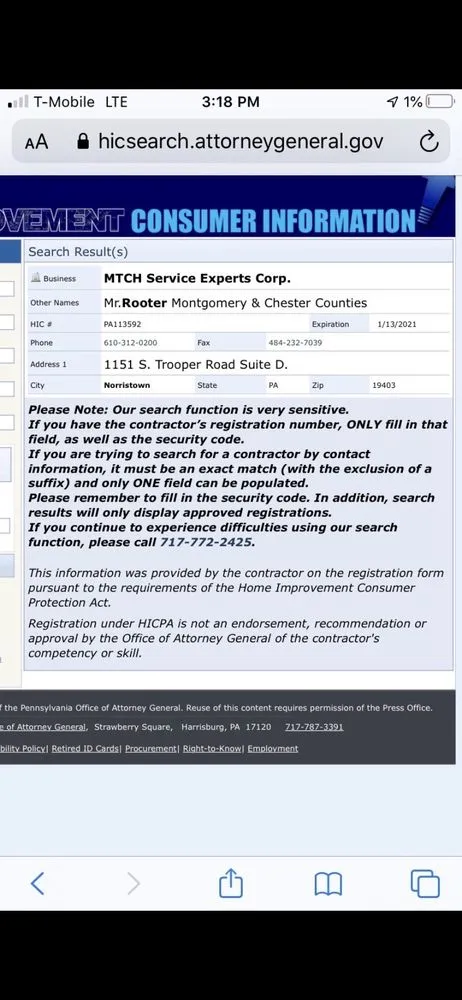 Slide of MONTCO Rooter