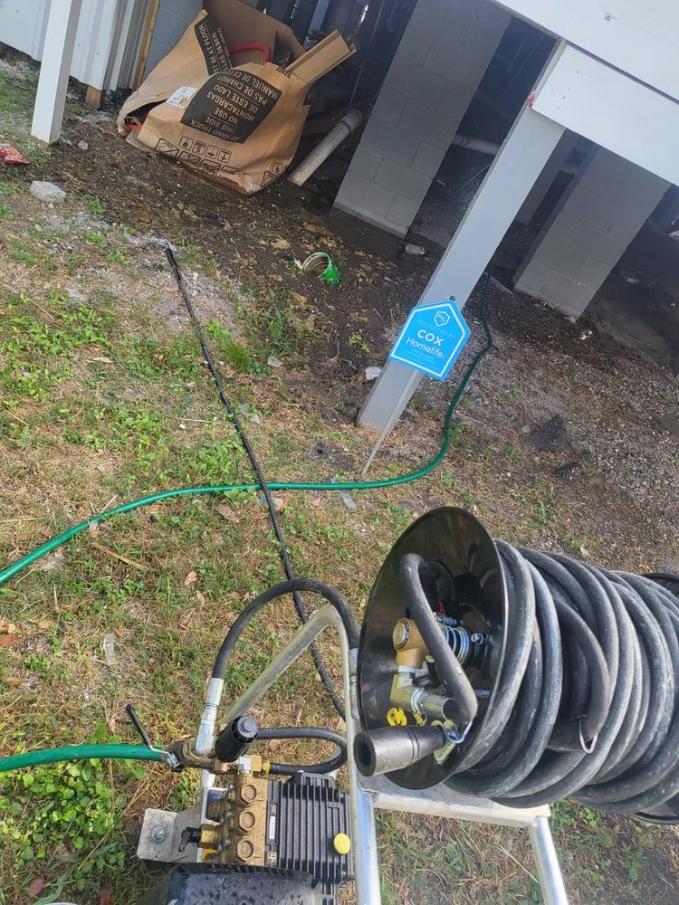 Slide of Moon's Drain Cleaning