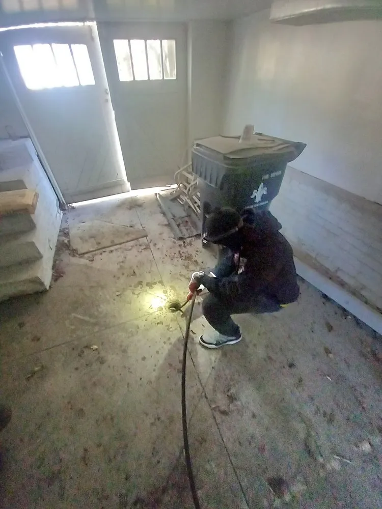 Slide of Moon's Drain Cleaning