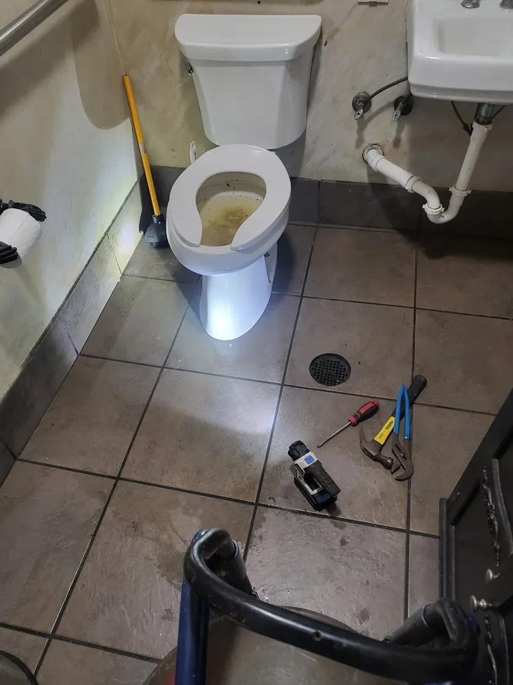 Slide of Moon's Drain Cleaning