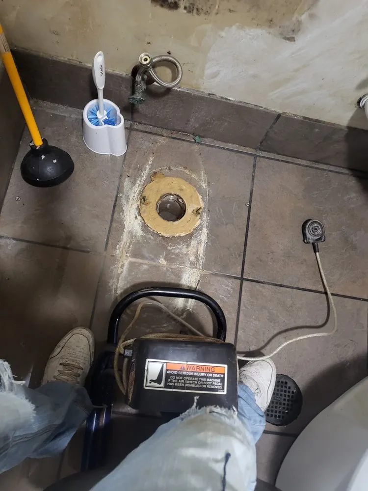 Slide of Moon's Drain Cleaning