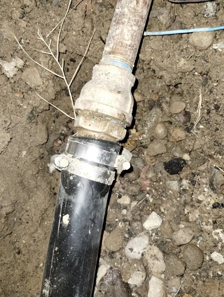 Slide of Morgan family plumbing