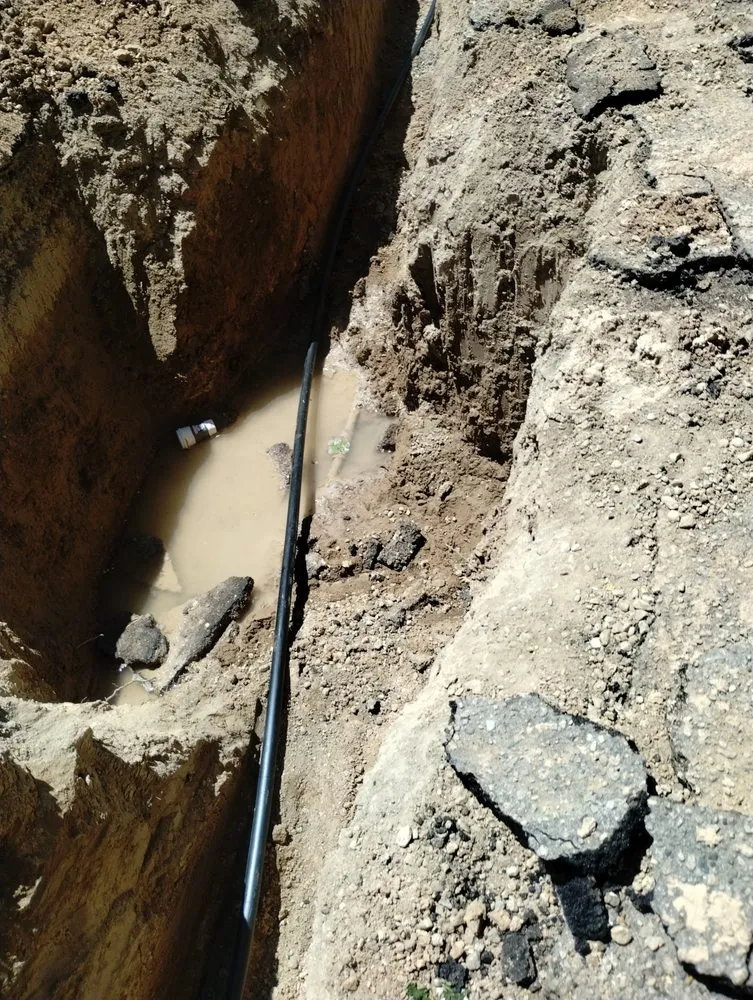 Slide of Morgan family plumbing