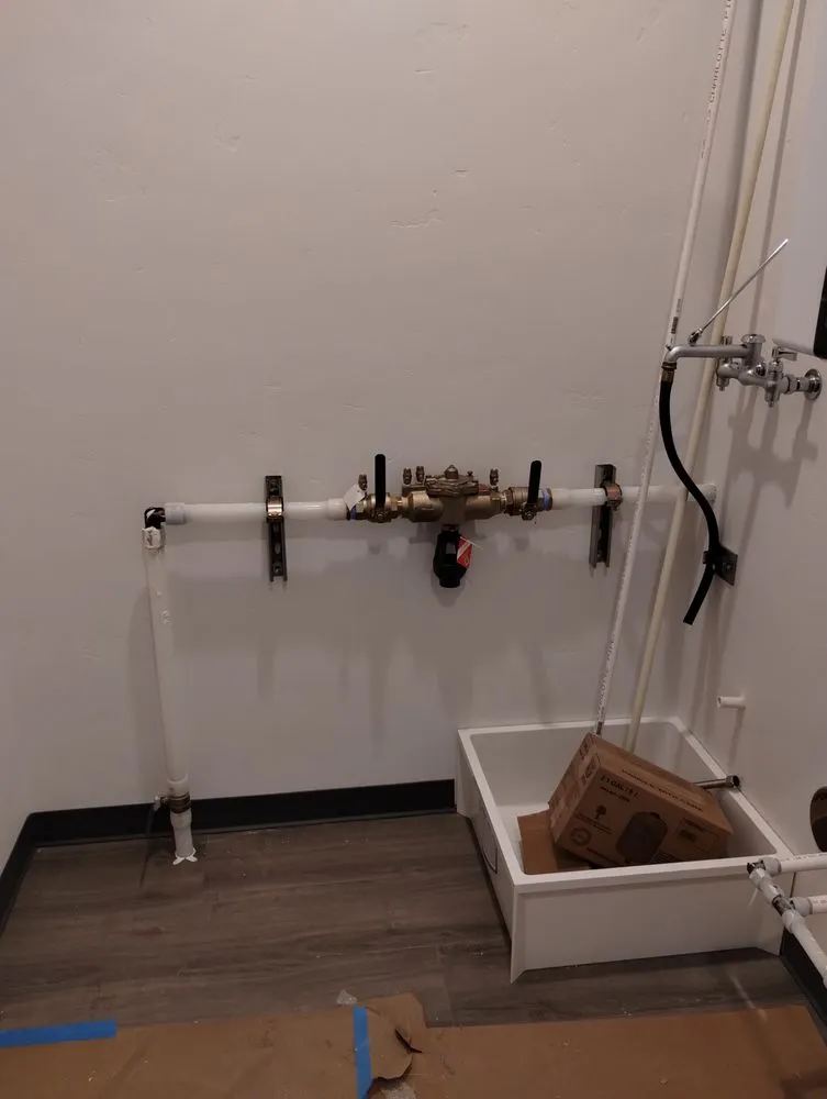 Slide of Morgan family plumbing