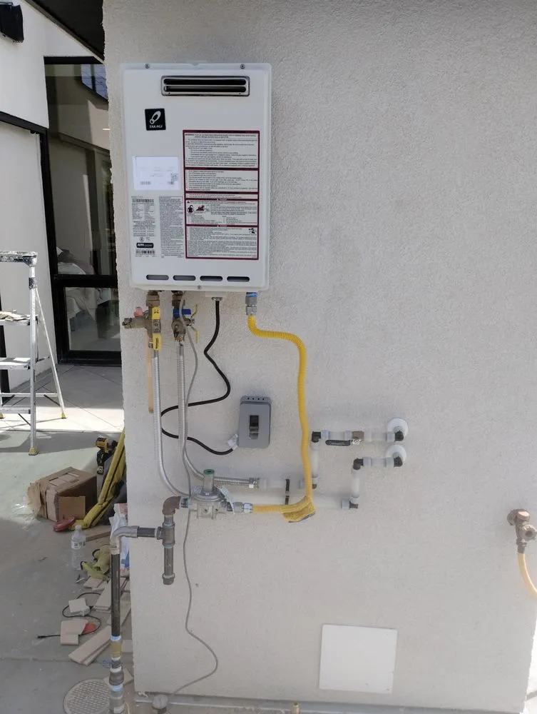 Slide of Morgan family plumbing