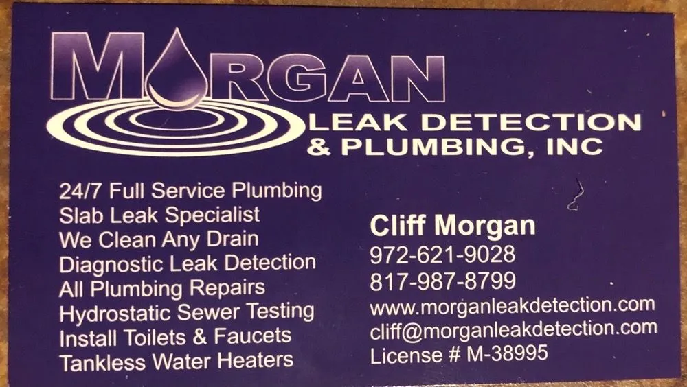 Slide of Morgan Leak Detection & Plumbing