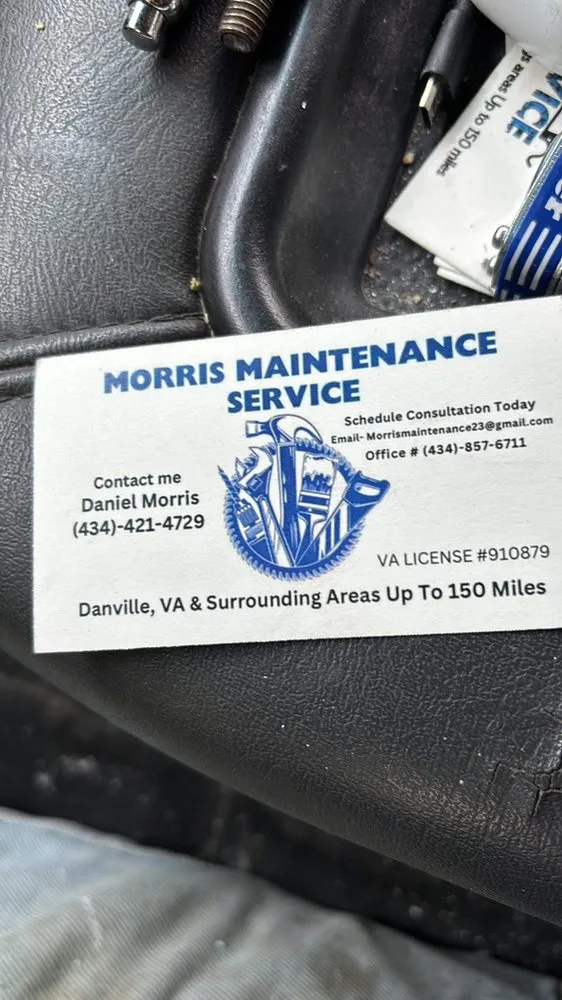 Emergency drain cleaning in Danville, VA by Morris Maintenance Service