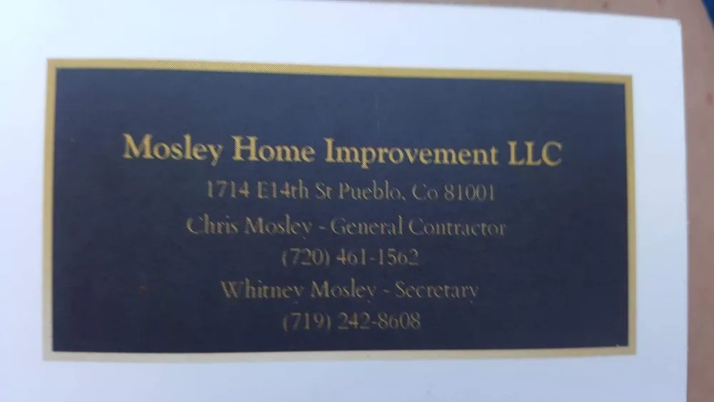 Slide of Mosley Home Improvement