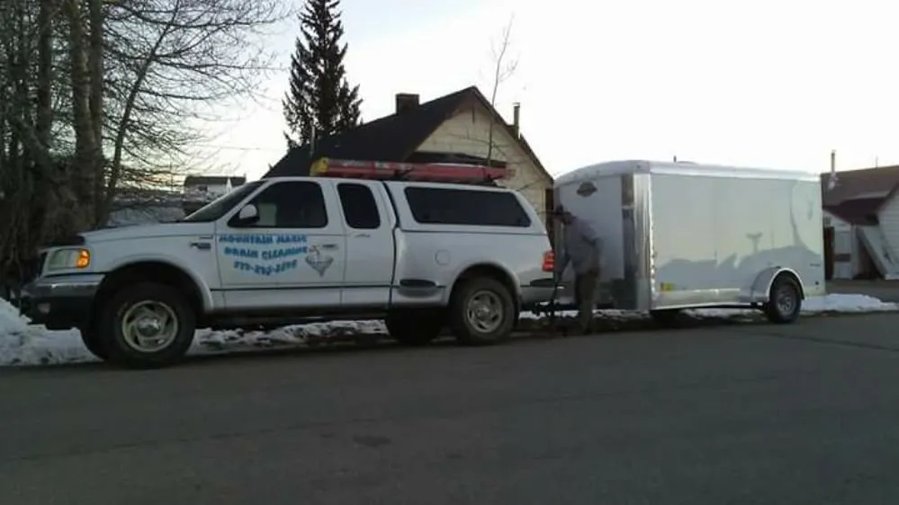 Slide of Mountain Magic Drain Cleaning