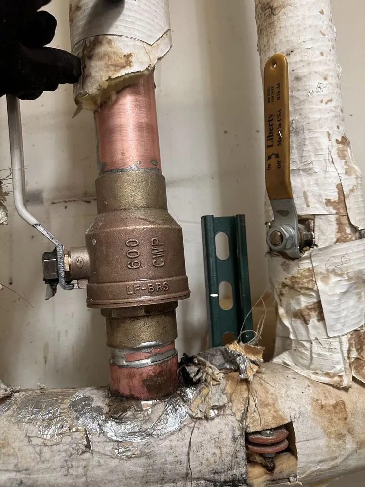 Slide of MP plumbing services