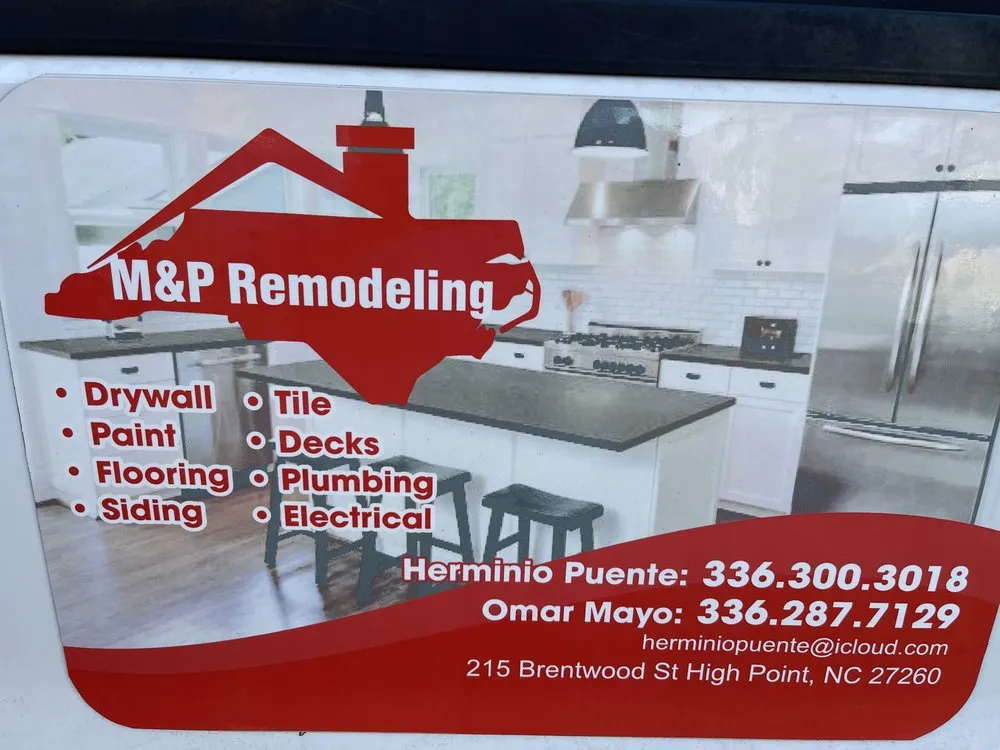 Slide of M&P Remodeling
