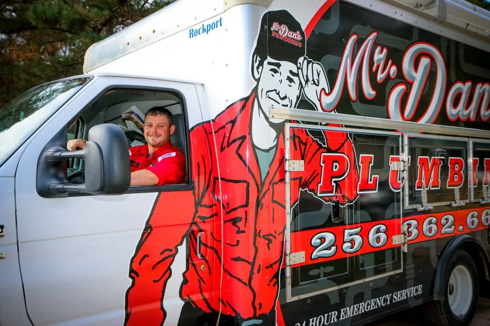 Slide of Mr Dan's Plumbing