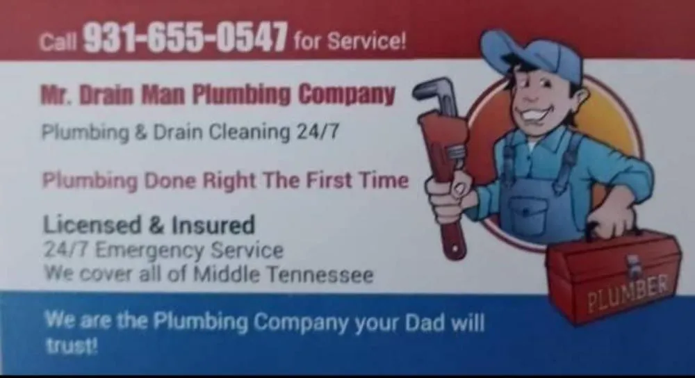Slide of Mr. Drain Man Plumbing