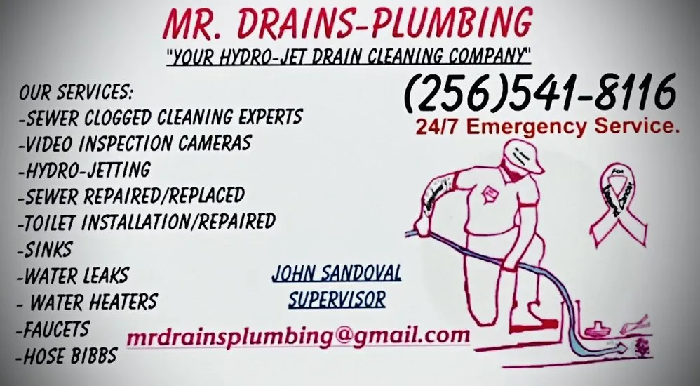 Slide of MR Drains Plumbing
