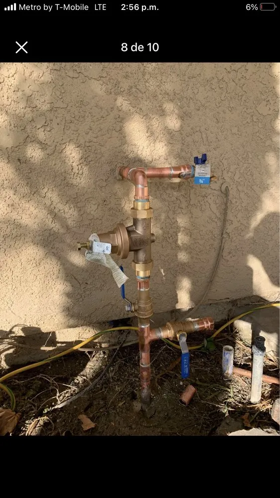 Slide of Mr Gonzalez plumbing