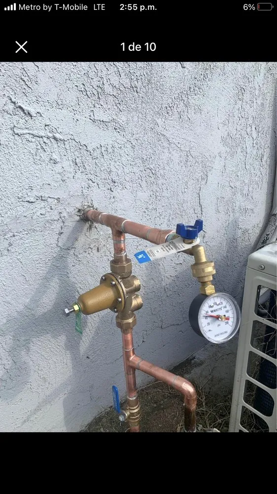 Slide of Mr Gonzalez plumbing