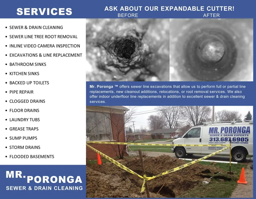 Slide of Mr Poronga Sewer & Drain Cleaning