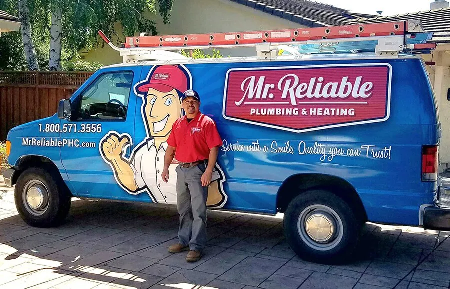 Reliable water heater service in San Jose, CA by Mr Reliable Plumbing & Heating