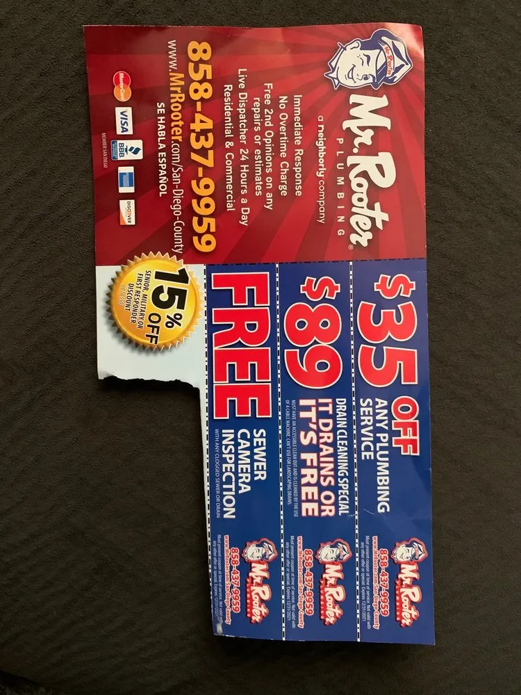 Emergency water heater service service in San Diego, CA - Mr. Rooter Plumbing of San Diego County