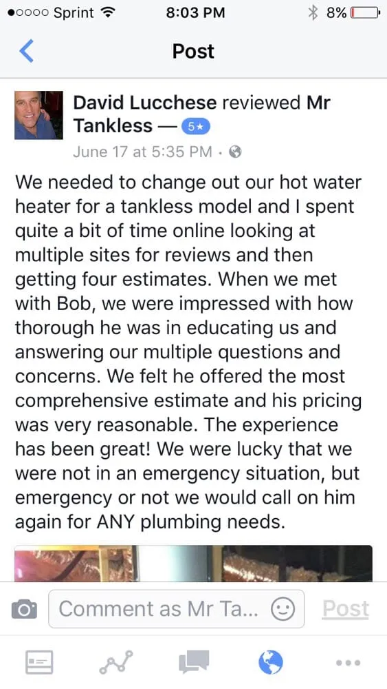 Slide of Mr. Tankless