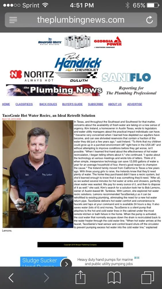 Slide of Mr. Tankless