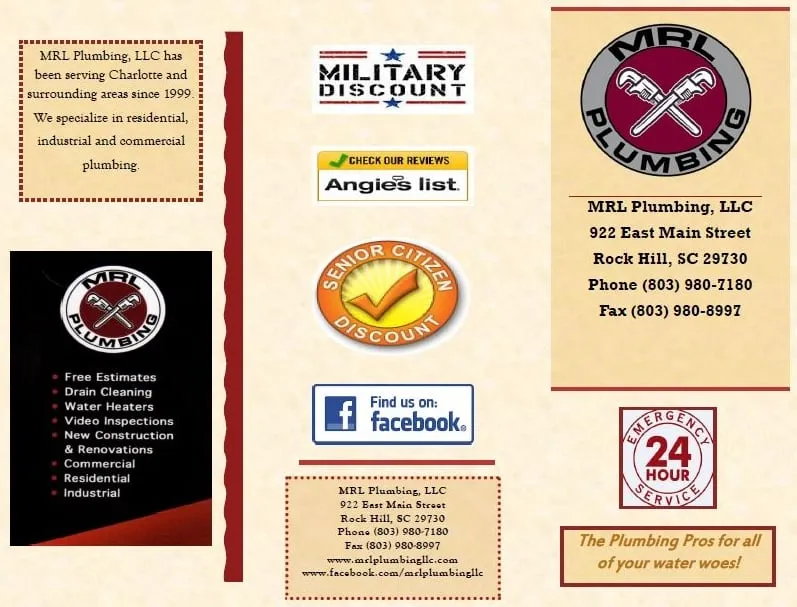 Slide of Mrl Plumbing LLC