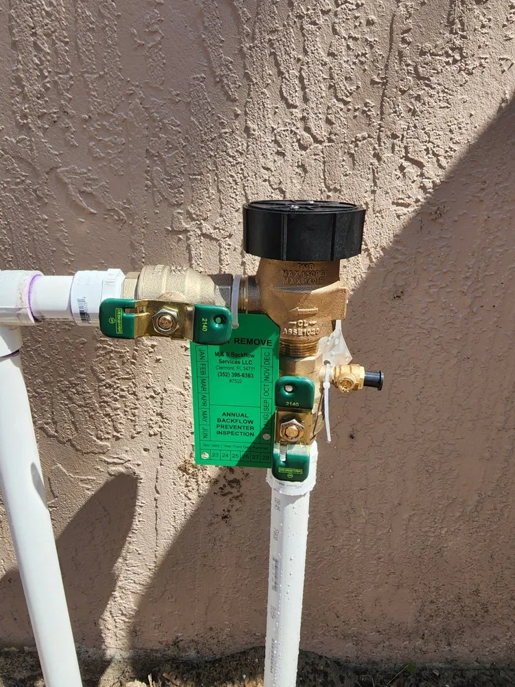 Slide of M&S Backflow Services