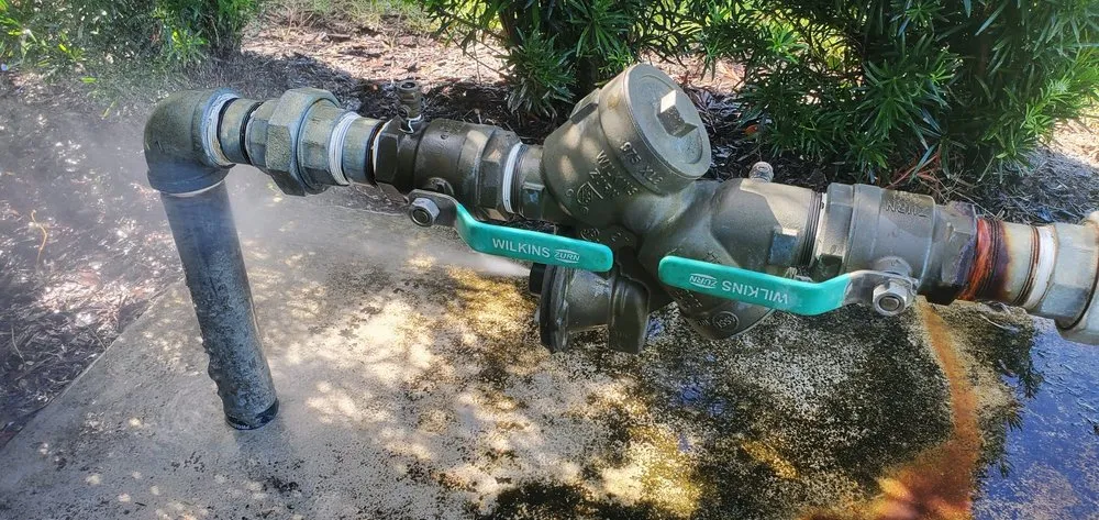 Slide of M&S Backflow Services