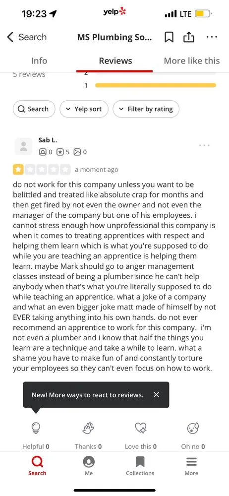 Slide of MS Plumbing Solutions