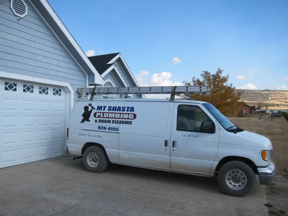 Slide of Mt Shasta Plumbing