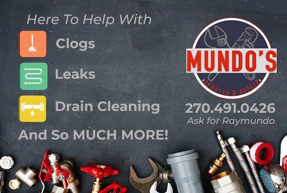 Emergency pipe repair for homes in Upton, KY by Mundo’s Service and Repair
