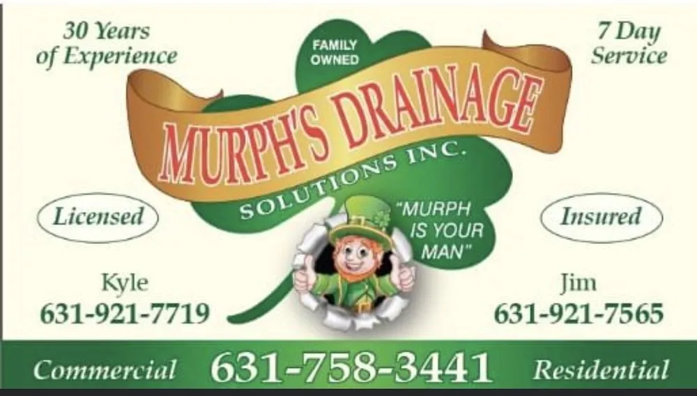 Slide of Murph's Drainage Solutions