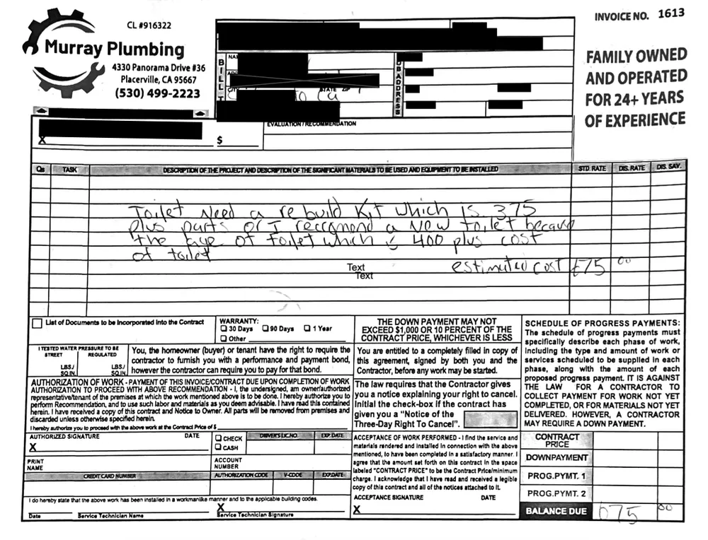 Slide of Murray Plumbing