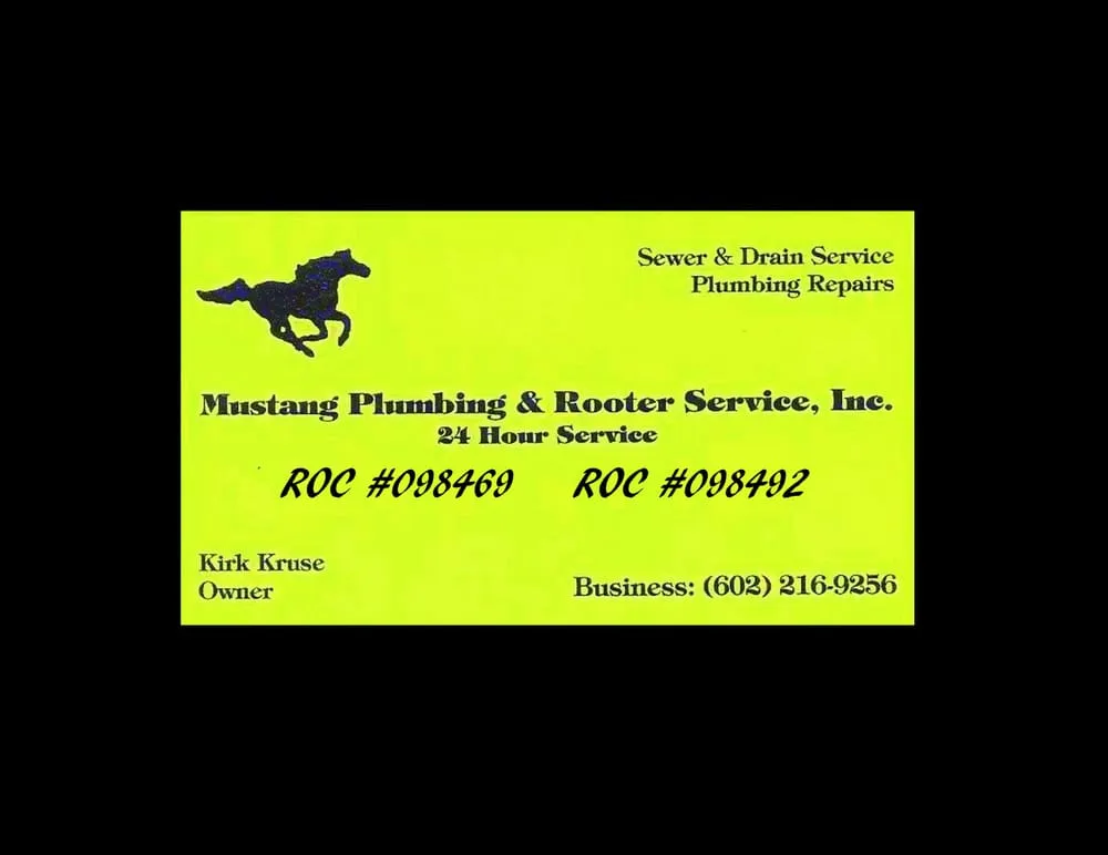 Slide of Mustang Plumbing & Rooter Service