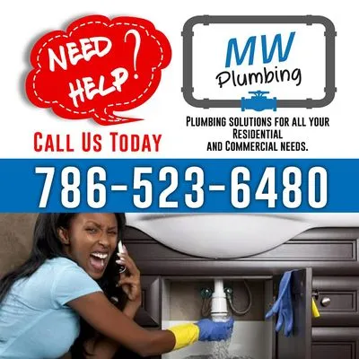Mw Plumbing Logo