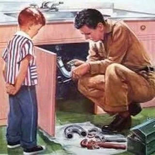 Slide of My Dad's Plumbing