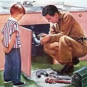 Slide of My Dad's Plumbing