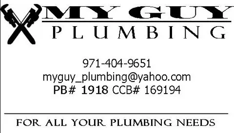 My Guy Plumbing Logo