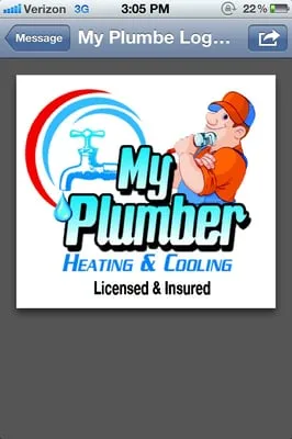 My Plumber Heating & Cooling Logo
