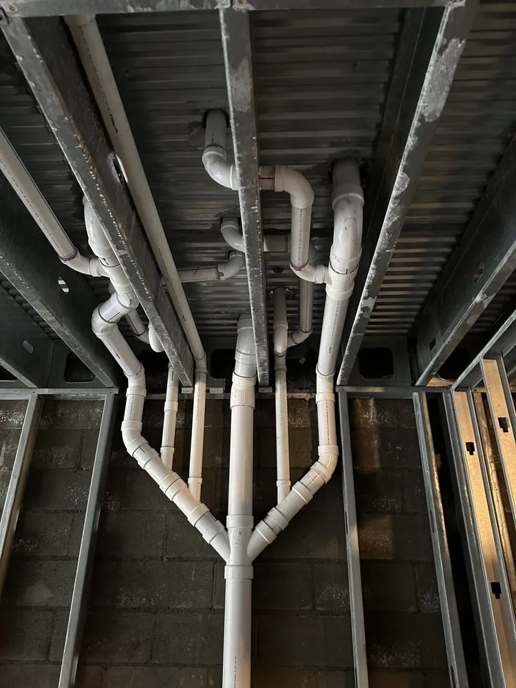 Slide of N & S plumbing